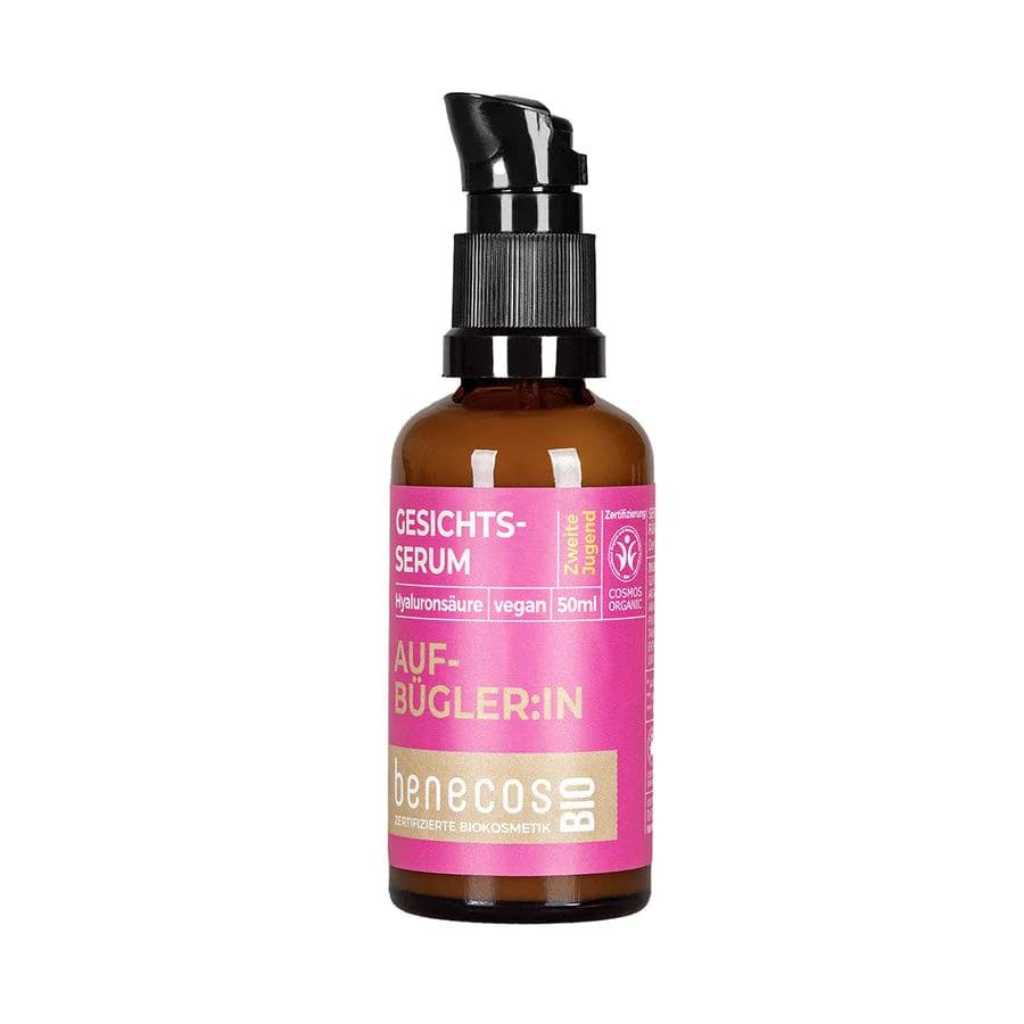 nachhaltige gesichtspflege hyaluronsäure gesichtsserum vegan benecos