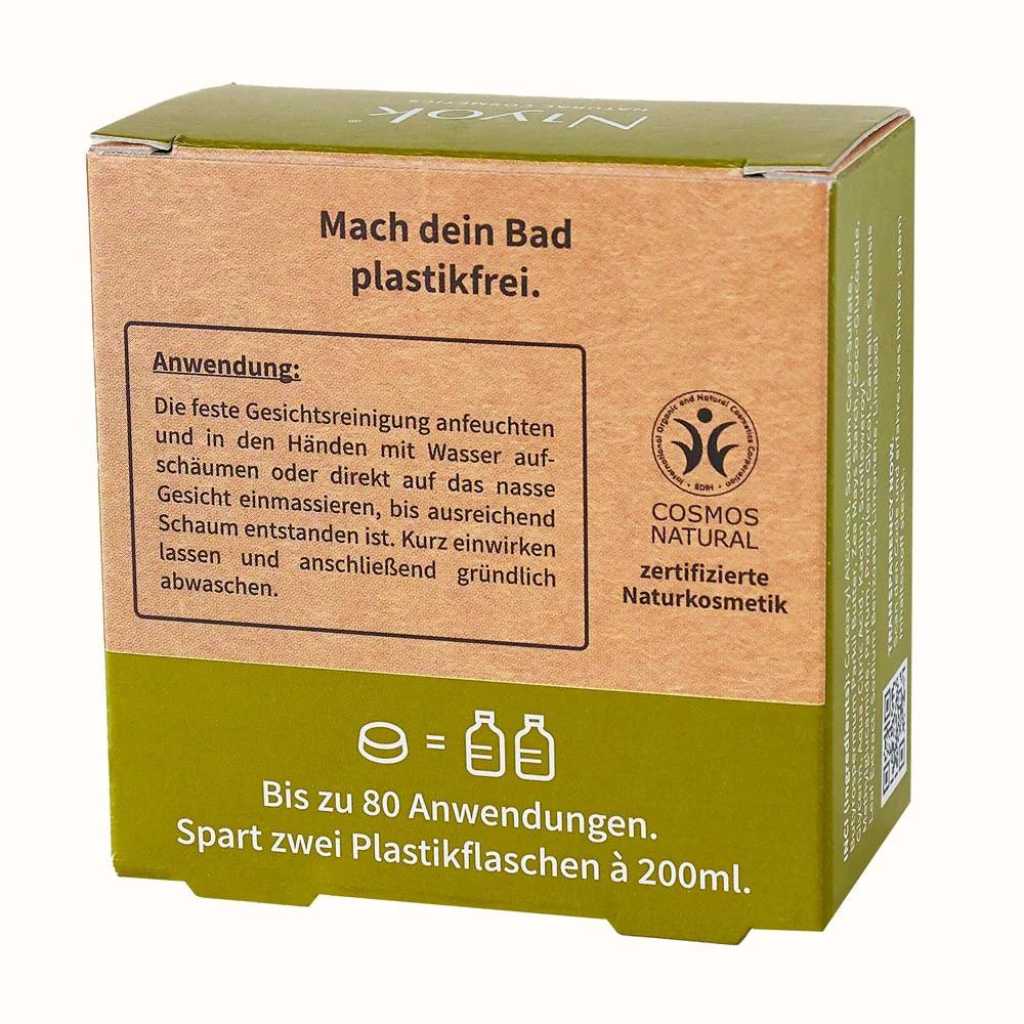 niyok feste gesichtsreinigung unreine haut vegan plastikfrei zero waste