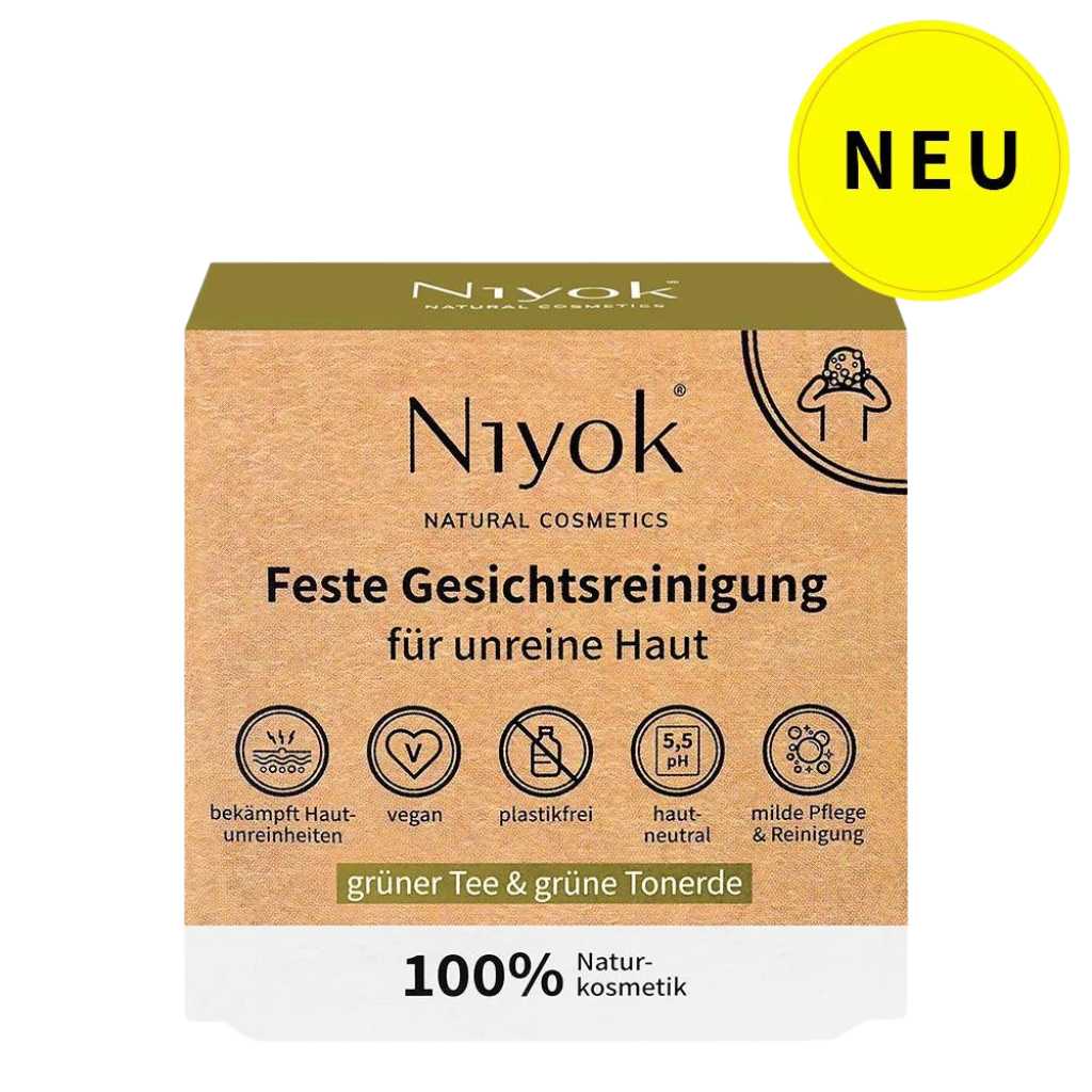 niyok feste gesichtsreinigung unreine haut vegan plastikfrei zero waste