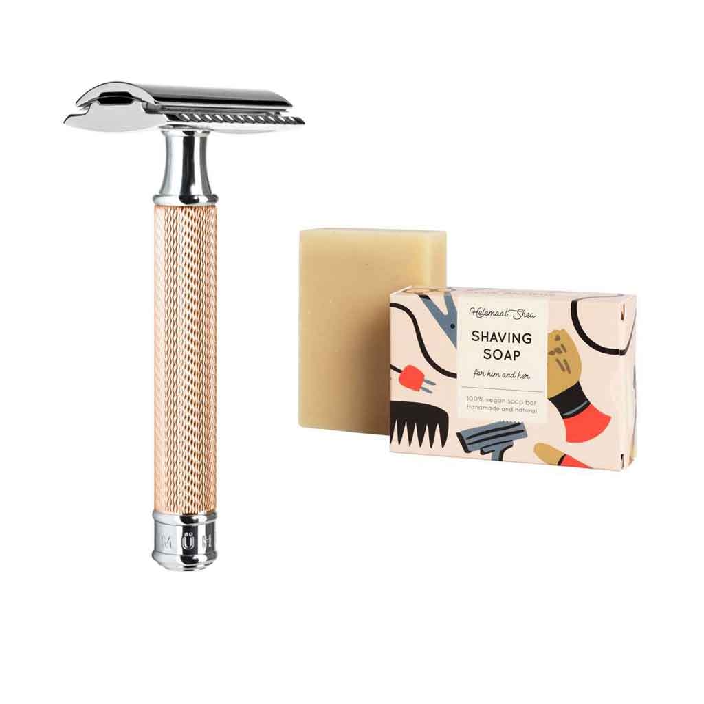 nachhaltige geschenk nachhaltiger rasierer set