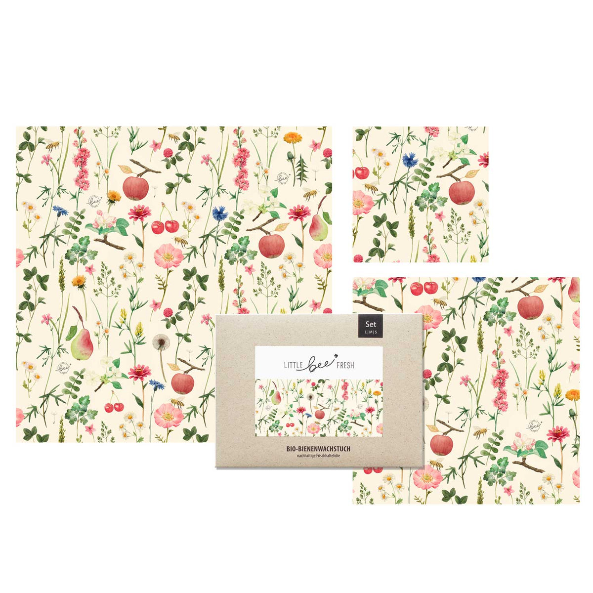 little bee fresh bienenwachstücher streuobst